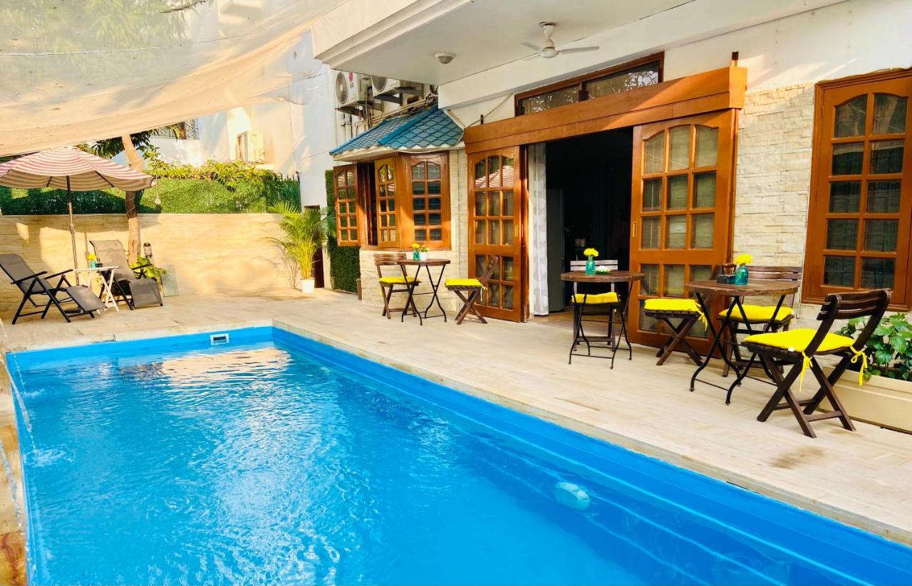 Roshani Pool Villa Gurgaon - 7Br #Privatepool #Villa #Bungalow #Garden #Staycation Exteriér fotografie